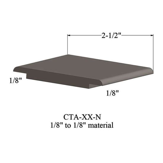 Wheeled Traffic Transitions - CTA 283 N 1/8" to 1/8" material #283 Toast 12'