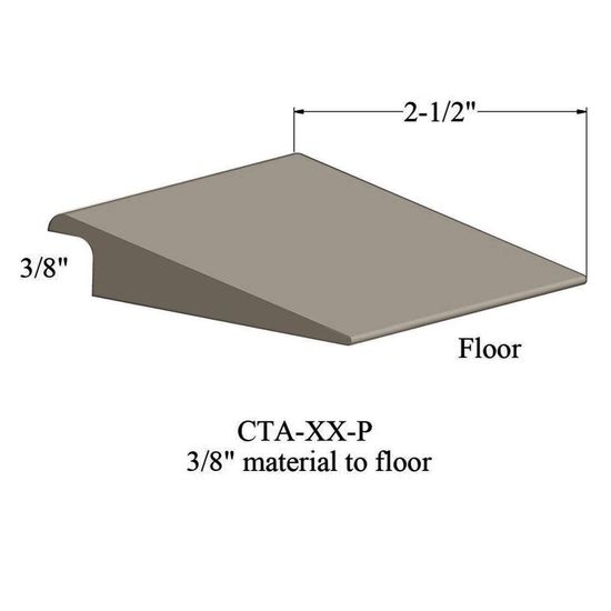 Wheeled Traffic Transitions - CTA 09 P 3/8" material to subfloor #9 Clay 12'