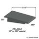 Wheeled Traffic Transitions - CTA 38 Z 3/8" to .080" material #38 Pewter 12'