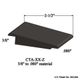 Wheeled Traffic Transitions - CTA 47 Z 3/8" to .080" material #47 Brown 12'