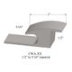 Adaptors - 5/16" to 1/2" material #32 Pebble 12'