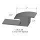 Adaptors - 5/16" to 1/2" material #40 Black 12'