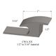 Adaptors - 5/16" to 1/2" material #47 Brown 12'