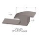Adaptors - 5/16" to 1/2" material #76 Cinnamon 12'