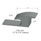 Adaptors - 5/16" to 1/2" material #86 Hunter Green 12'