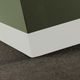 Outside Wall Base Corner 90° Duracove Thermoplastic Rubber (Type TP) TOE Duracove #08 Icicle - 4" (101.6 mm) (Pack of 25)