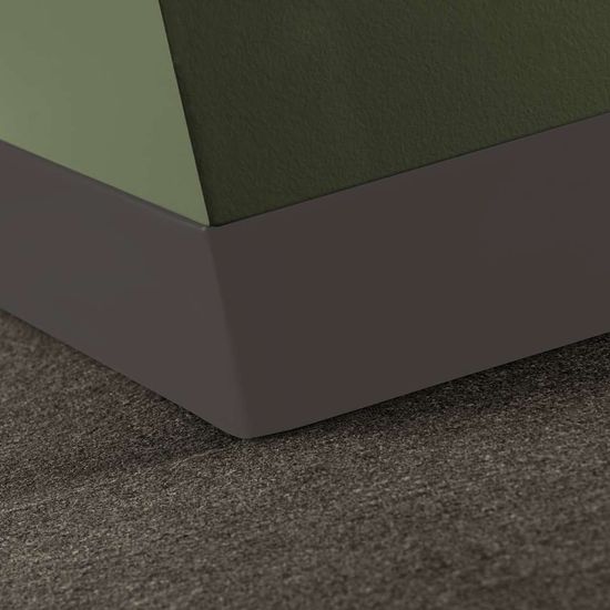 Duracove Thermoplastic Rubber 1/8" (Type TP) - DCT 167 4 X 120 1/8 TOELESS Duracove 4" Toeless #167 Fudge - Wallbase 120'