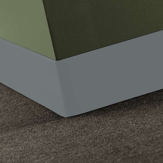 Duracove Thermoplastic Rubber 1/8" (Type TP) - DCT 28 4 X 120 1/8 TOELESS Duracove 4" Toeless #28 Medium Grey - Wallbase 120'