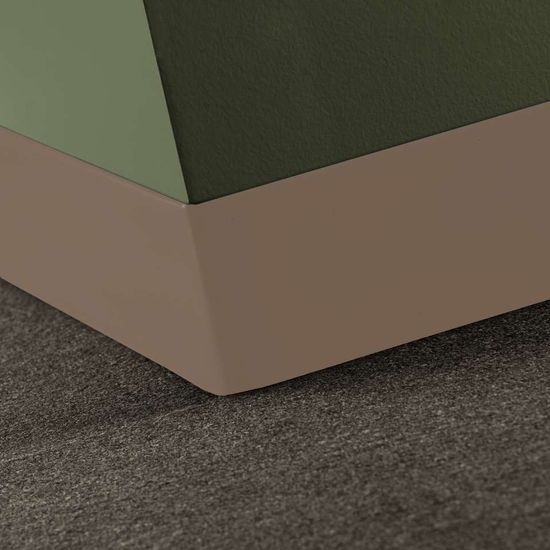 Duracove Thermoplastic Rubber 1/8" (Type TP) - DCT 45 4 X 120 1/8 TOELESS Duracove 4" Toeless #45 Sandalwood - Wallbase 120'