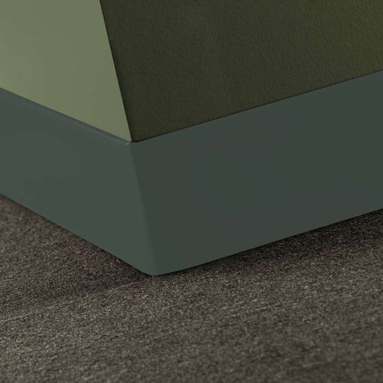 Caoutchouc thermoplastique Duracove 1/8" (type TP) - DCT 86 4 X 120 1/8 TOELESS Duracove 4" Toeless #86 Hunter Green - Wallbase 120'