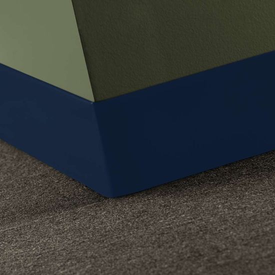 Duracove Thermoplastic Rubber 1/8" (Type TP) - DCT TH2 4 X 120 1/8 TOELESS Duracove 4" Toeless #TH2 Blue Intensity - Wallbase 120'
