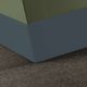 Plinthe en caoutchouc Duracove Thermoplastic Rubber 1/8" (Type TP) TOELESS Duracove #92 Blue Lagoon - 1/8" (3 mm) x 6" x 100'