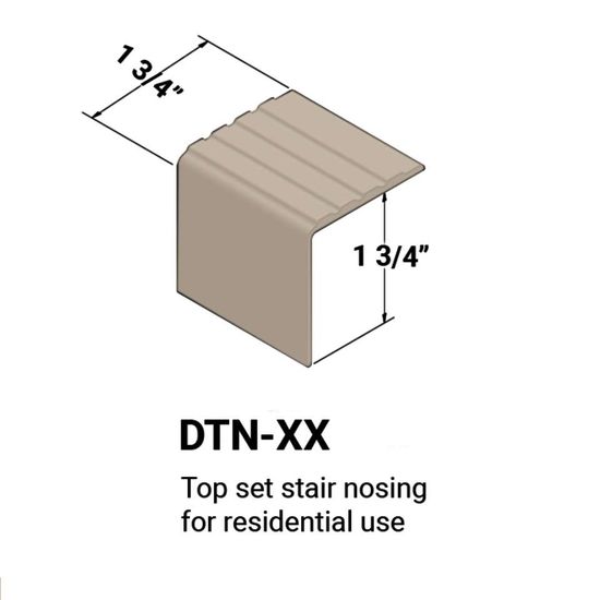 Stair Nosings - Top set for residential use #11 Canvas 12'