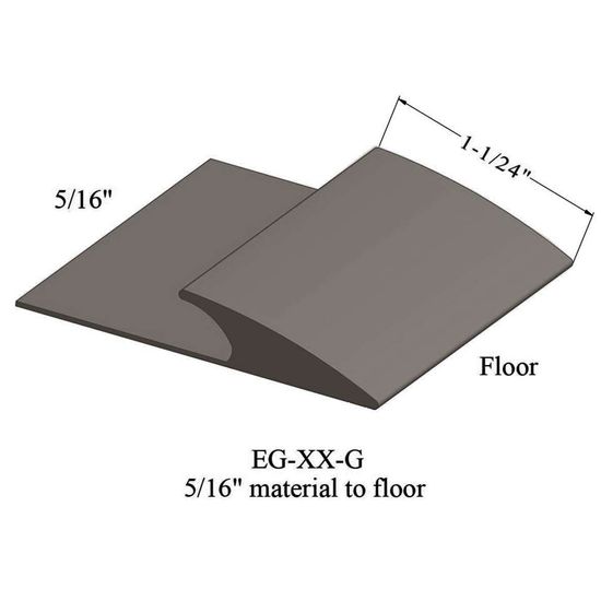 Edge Guards - EG 283 G 5/16" material to floor #283 Toast 12'