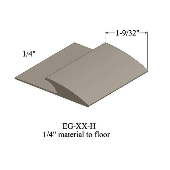 Edge Guards - EG 09 H 1/4" material to floor #9 Clay 12'