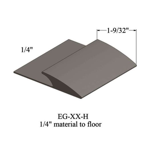 Edge Guards - EG 283 H 1/4" material to floor #283 Toast 12'
