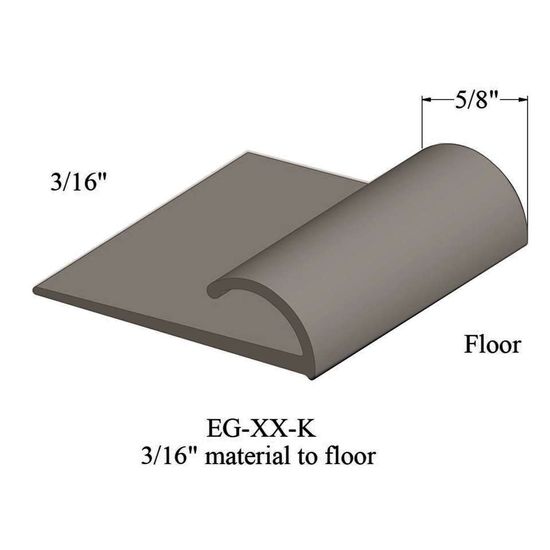 Edge Guards - EG 80 K 3/16" material to floor #80 Fawn 12'