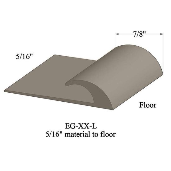 Edge Guards - EG 09 L 5/16" material to floor #9 Clay 12'