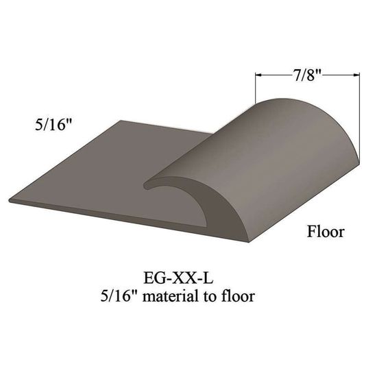 Edge Guards - EG 80 L 5/16" material to floor #80 Fawn 12'