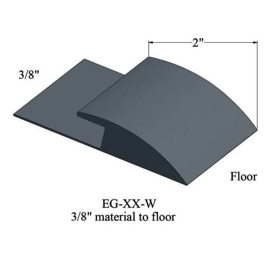 Edge Guards - EG 18 W 3/8" material to floor #18 Navy Blue 12'