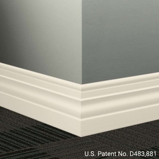 Millwork Wall Finishing System - MW 01 A Diplomat 4 1⁄2” - MW XX A #1 Snow White - Wallbase 8' (Pack of 6)