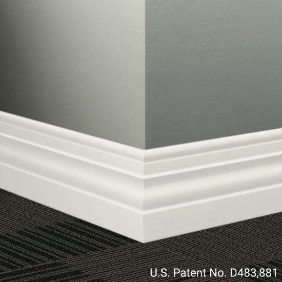 Millwork Wall Finishing System - MW 08 A Diplomat 4 1⁄2” - MW XX A #8 Icicle - Wallbase 8' (Pack of 6)