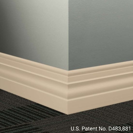 Millwork Wall Finishing System - MW 129 A Diplomat 4 1⁄2” - MW XX A #129 Silk - Wallbase 8' (Pack of 6)