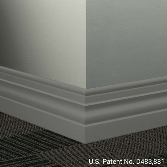 Millwork Wall Finishing System - MW 20 A Diplomat 4 1⁄2” - MW XX A #20 Charcoal - Wallbase 8' (Pack of 6)