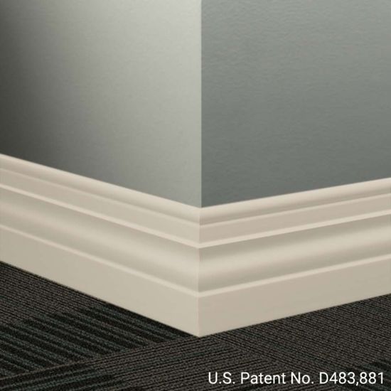 Millwork Wall Finishing System - MW 22 A Diplomat 4 1⁄2” - MW XX A #22 Pearl - Wallbase 8' (Pack of 6)