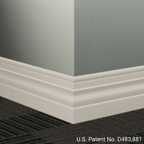 Millwork Wall Finishing System - MW 24 A Diplomat 4 1⁄2” - MW XX A #24 Grey Haze - Wallbase 8' (Pack of 6)