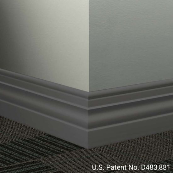 Millwork Wall Finishing System - MW 40 A Diplomat 4 1⁄2” - MW XX A #40 Black - Wallbase 8' (Pack of 6)