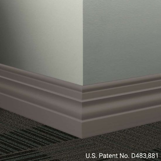 Millwork Wall Finishing System - MW 47 A Diplomat 4 1⁄2” - MW XX A #47 Brown - Wallbase 8' (Pack of 6)