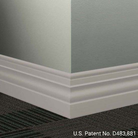 Millwork Wall Finishing System - MW 55 A Diplomat 4 1⁄2” - MW XX A #55 Silver Grey - Wallbase 8' (Pack of 6)