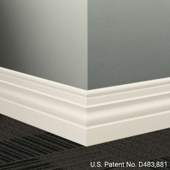 Millwork Wall Finishing System - MW 68 A Diplomat 4 1⁄2” - MW XX A #68 White Sand - Wallbase 8' (Pack of 6)