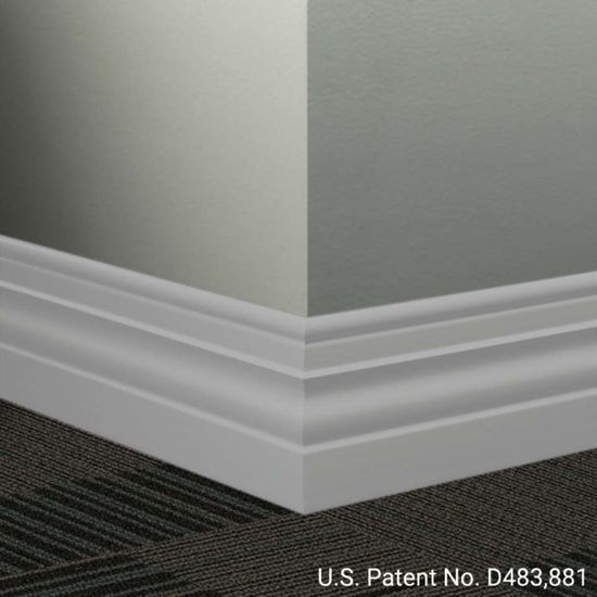 Millwork Wall Finishing System - MW 69 A Diplomat 4 1⁄2” - MW XX A #69 Sterling Silver - Wallbase 8' (Pack of 6)