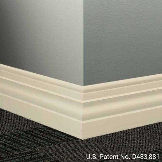 Millwork Wall Finishing System - MW 79 A Diplomat 4 1⁄2” - MW XX A #79 Bone White - Wallbase 8' (Pack of 6)