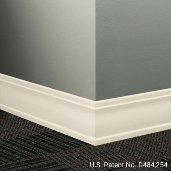 Millwork Wall Finishing System - MW 01 D Outline 3 1⁄2” #1 Snow White - Wallbase 8' (Pack of 10)
