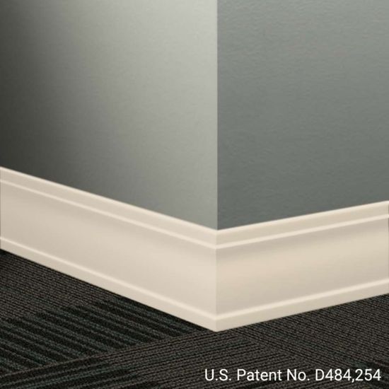 Millwork Wall Finishing System - MW 194 D Outline 3 1⁄2” #194 Antique White - Wallbase 8' (Pack of 10)