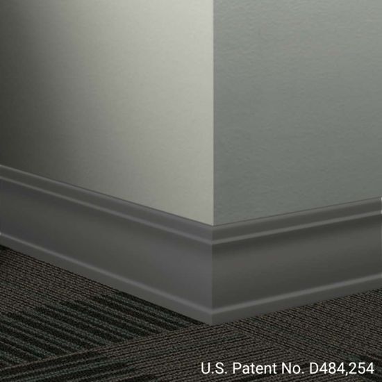 Millwork Wall Finishing System - MW 40 D Outline 3 1⁄2” #40 Black - Wallbase 8' (Pack of 10)