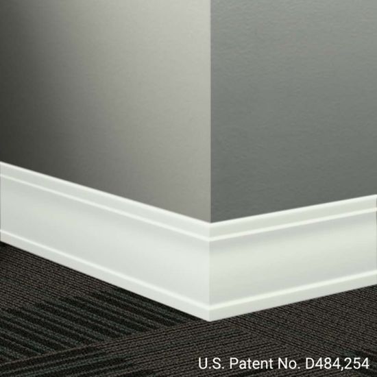 Millwork Wall Finishing System - MW TG1 D Outline 3 1⁄2” #TG1 Snowbound - Wallbase 8' (Pack of 10)