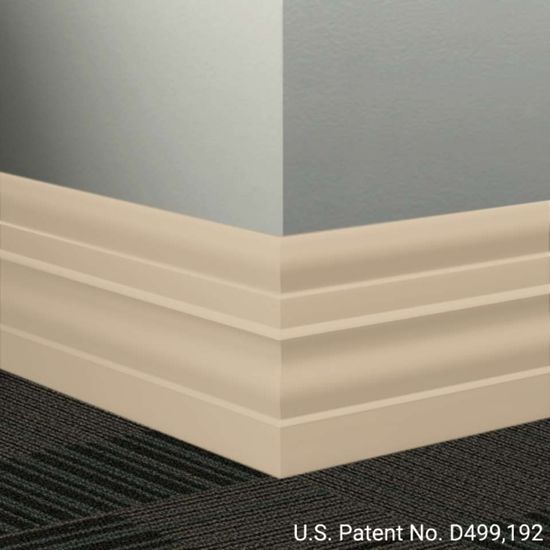 Millwork Wall Finishing System - MW 129 E Attaché 6" #129 Silk - Wallbase 8' (Pack of 8)