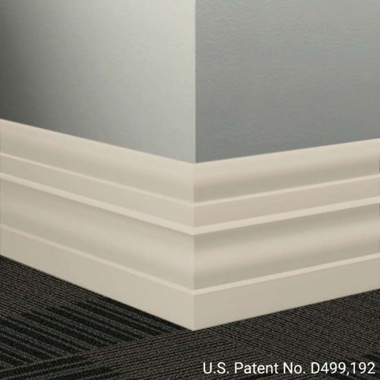 Millwork Wall Finishing System - MW 22 E Attaché 6" #22 Pearl - Wallbase 8' (Pack of 8)