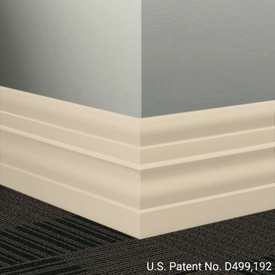 Millwork Wall Finishing System - MW 34 E Attaché 6" #34 Almond - Wallbase 8' (Pack of 8)