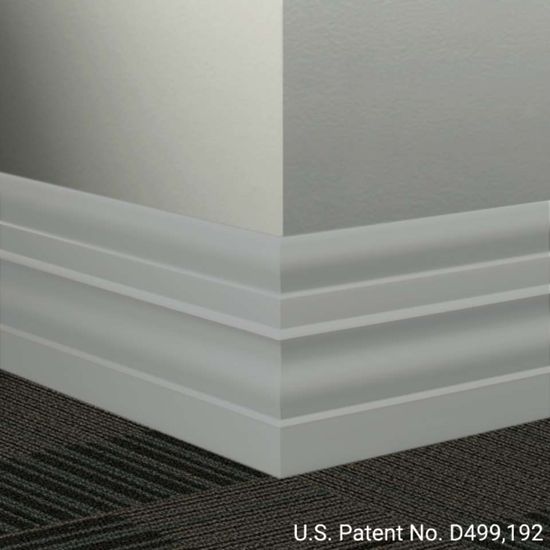 Millwork Wall Finishing System - MW 38 E Attaché 6" #38 Pewter - Wallbase 8' (Pack of 8)