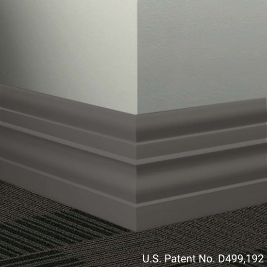 Millwork Wall Finishing System - MW 44 E Attaché 6" #44 Dark Brown - Wallbase 8' (Pack of 8)