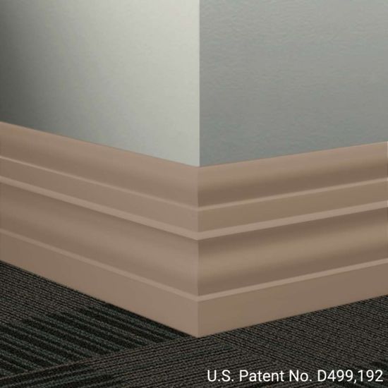 Millwork Wall Finishing System - MW 45 E Attaché 6" #45 Sandalwood - Wallbase 8' (Pack of 8)