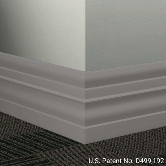 Millwork Wall Finishing System - MW 48 E Attaché 6" #48 Grey - Wallbase 8' (Pack of 8)