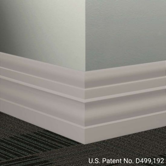 Millwork Wall Finishing System - MW 55 E Attaché 6" #55 Silver Grey - Wallbase 8' (Pack of 8)