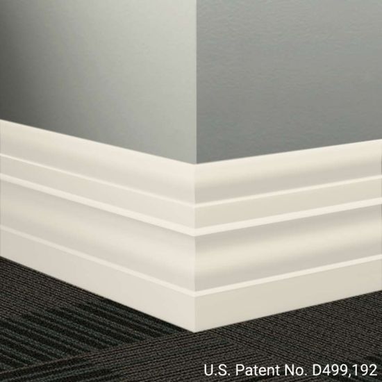 Millwork Wall Finishing System - MW 68 E Attaché 6" #68 White Sand - Wallbase 8' (Pack of 8)