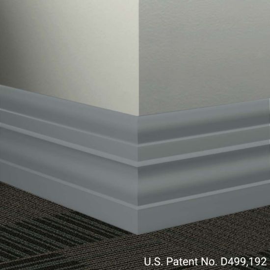 Millwork Wall Finishing System - MW 71 E Attaché 6" #71 Storm Cloud - Wallbase 8' (Pack of 8)